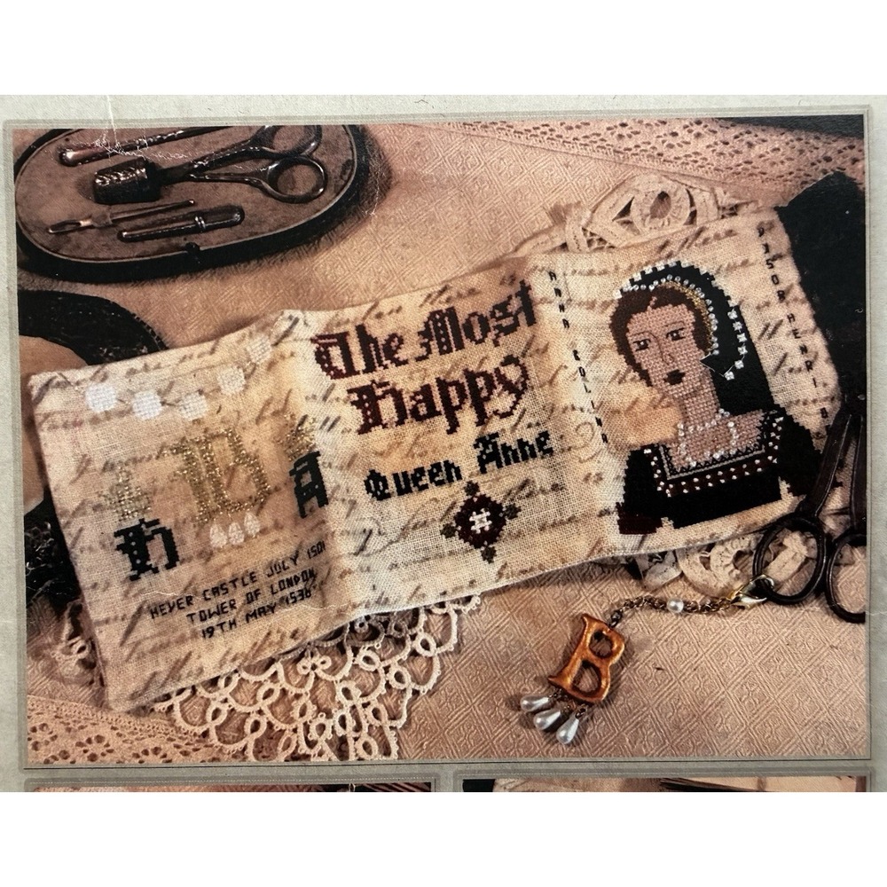 Anne Boleyn - Queen of the Needles Cross Stitch Pattern By The Primitive Hare